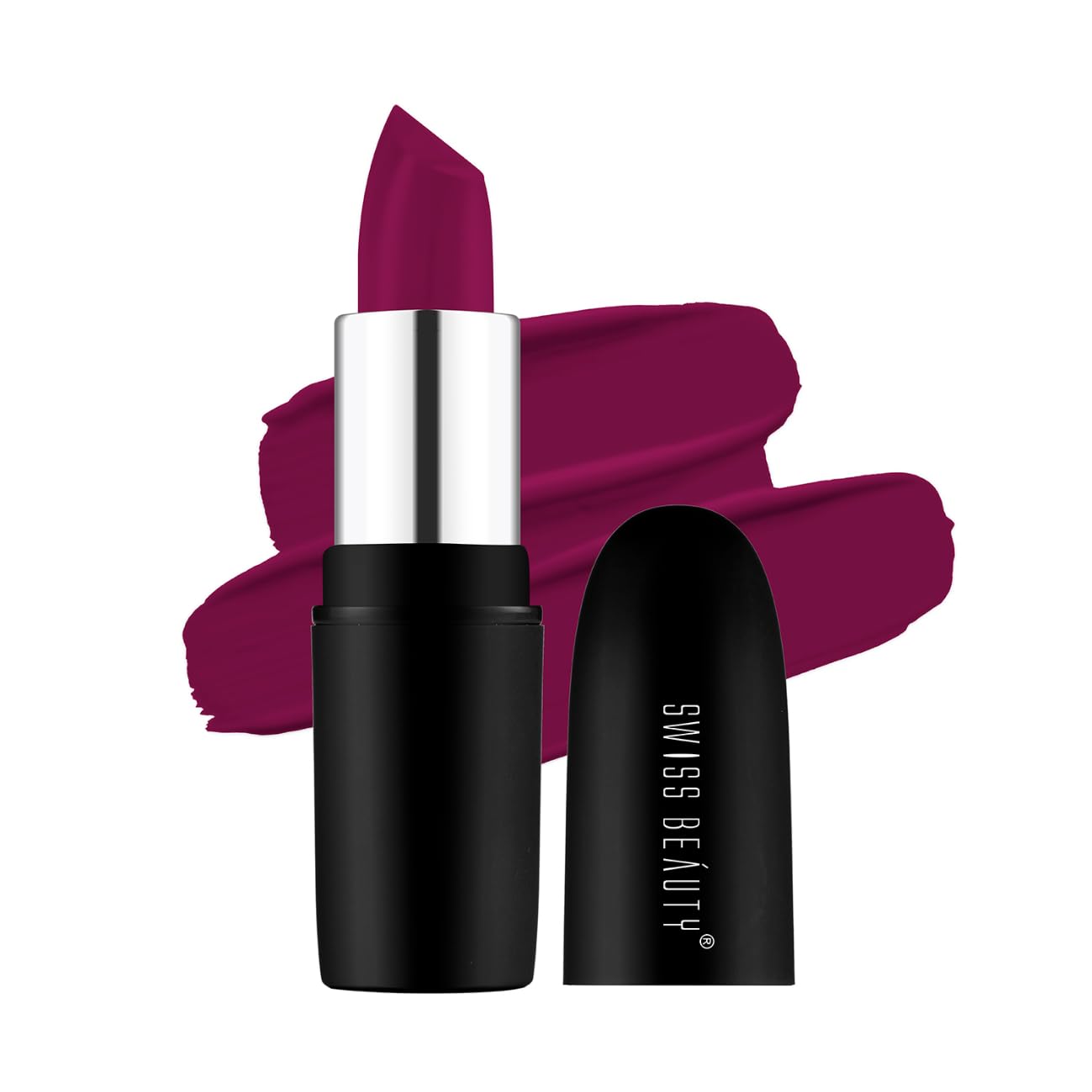 Swiss Beauty Pure Matte Creamy Lipstick | Non-drying, Highly pigmented Lipstick | Shade- Hot Nude, 3.8gm - Image 10