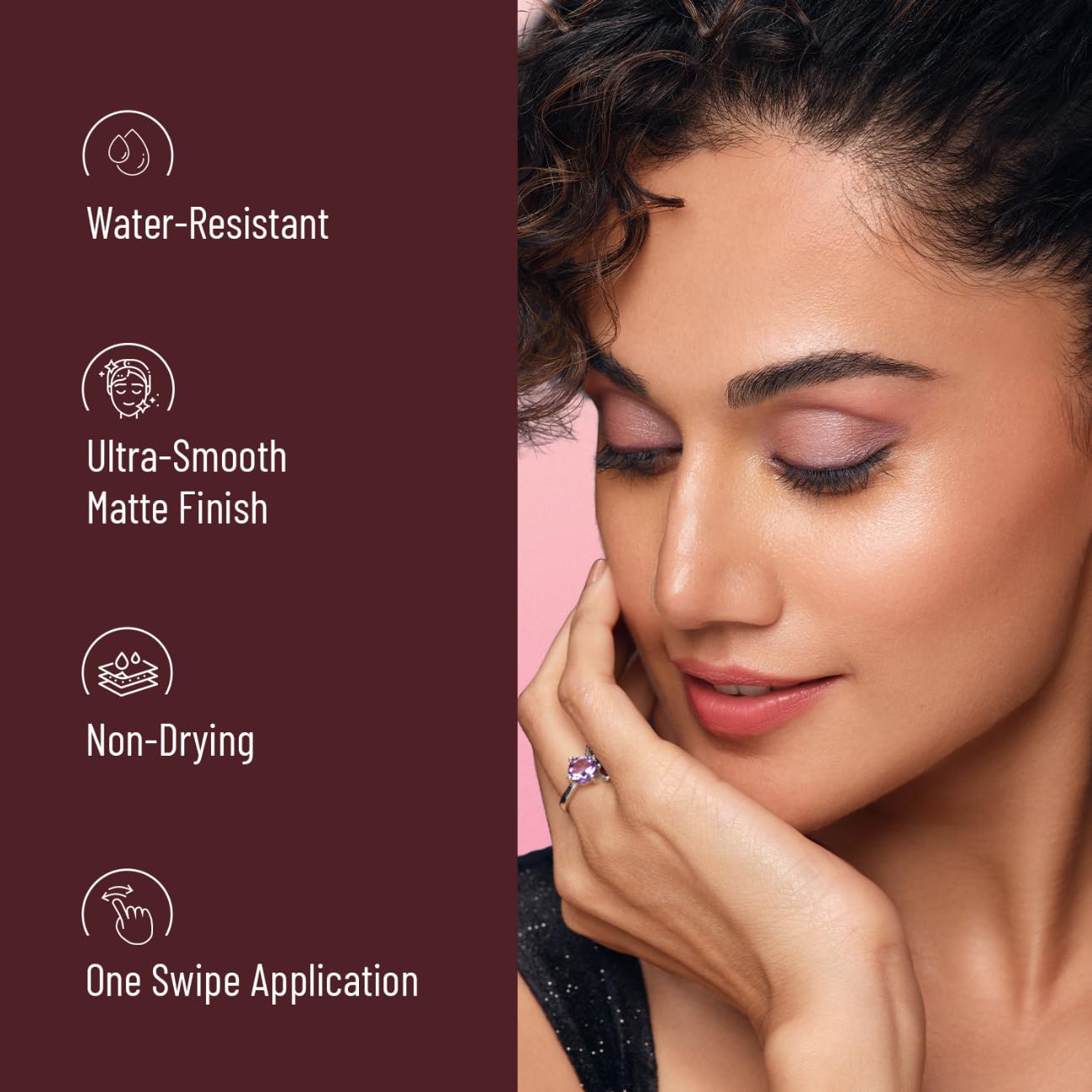 Swiss Beauty Pure Matte Creamy Lipstick | Non-drying, Highly pigmented Lipstick | Shade- Hot Nude, 3.8gm - Image 8